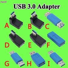 Cltgxdd прямоугольный адаптер USB3.0 AM-AF L-образный конвертер USB 3,0 A штырь-гнездо 90/180 Стандартный коннектор 2024 - купить недорого