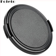 Foleto Lens Cap Snap On Side Pinch Protect 37/40.5/43 46/49/52/55/58/62/67/72/77/82/86/95/105mm for canon nikon Hasselblad Lens 2024 - buy cheap