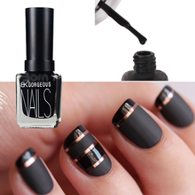 Black Color 12ml Matte Nail Polish Varnish Enamel Nails Magic Super Matte 1pc Frosted Surface Oil Art Polish #15 # 1031 2024 - buy cheap