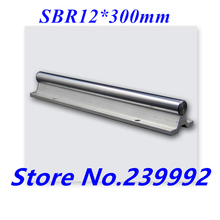 SBR12 300 мм круглая линейная направляющая SBR12 длина 300 мм sbr линейный подшипник, поддерживаемые рельсы, детали с ЧПУ 2024 - купить недорого