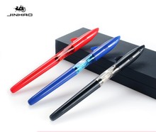 Jinhao caneta tinteiro de 0.5/0.38mm, criativa de tubarão, preço especial, prática para estudantes, caligrafia, material escolar, 12 cores 2024 - compre barato