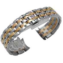 Pulseira de relógio de aço inoxidável, de alta qualidade, 15, 16, 17, 18, 19, 20, 21, 22, 23, 24mm, correia de relógio, frete grátis
