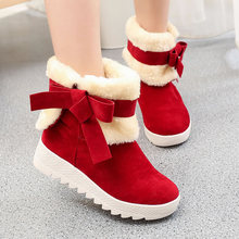 New Women Snow Boots Snow Boots Female Fashion Winter Ankle Boot Warm Shoes Woman shipping, for women, for winter, round toe, short plush, flat with, low (1cm-3cm) 2024 - buy cheap