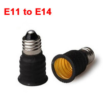 3000pcs/lot  E11 to E14 lamp holder adapter converter  Led CFL light bulb flame retardant PBT E14~E11 converter 2024 - buy cheap