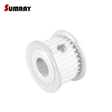 SUMRAY 3M 30T Timing Pulley 5/6/6.35/7/8/10/12mm Inner Bore Tooth Belt Pulley 11mm Width Aluminium Motor Pulley for 3D Printer 2024 - buy cheap