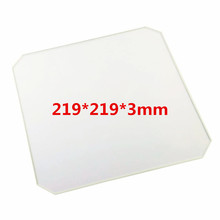 Funssor-placa de vidrio de borosilicato para impresora 3D Wanhao, duplicador i3 Anet A8 MP, 219X219X3MM 2024 - compra barato