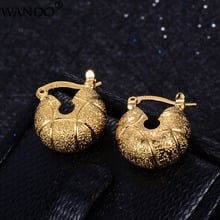 Wando-pendientes de Color dorado a la moda para mujeres y niñas, joyería de caracol, regalos al por mayor, joyería de Etiopia, Francia y África 2024 - compra barato