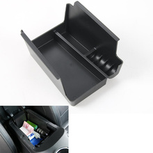 YAQUICKA-Caja de almacenamiento para apoyabrazos de coche Interior para teléfono, soporte de guantes para dinero, bandeja contenedor para Ford Mustang 15-17, accesorio ABS 2024 - compra barato