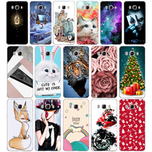 T silicone Case FOR Samsung Galaxy J7 2016 Case J710 J710F Cover FOR Samsung J7 2016 phone soft tpu protective printing bags 2024 - buy cheap