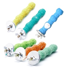 8cm 1pc Pet Paw Grinding Cage Perchs Stand 8x2cm Random Colors For Bird Parakeet Parrot Toys Color Random 2024 - buy cheap