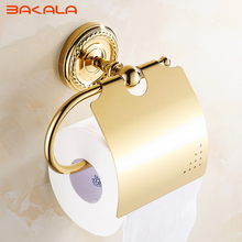 BAKALA-Placa dorada de moda, accesorios de baño de una sola capa, estante Z-9006K, Envío Gratis 2024 - compra barato