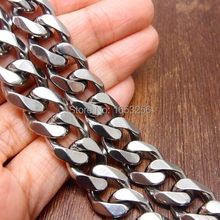 Best Price 13.5mm 24'' Heavy Curb Link  Chain Necklace  Stainless Steel In Men's Jewelry Gifts 2024 - buy cheap