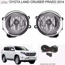 JanDeNing Car Fog Lights Halogen Bulb Front Fog Lamp Light For Toyota Land Cruiser Prado 2014 ~2016 Assembly kit (one Pair) 2024 - buy cheap