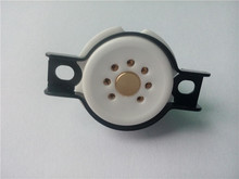 1pcs ceramic tube socket outlet seat tube CMC Small 7 pin golden for amplifier PCB 6Z4 6X4 EF95 EZ90 EAA91 EF91 6AQ5 6J1 2024 - buy cheap