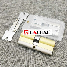 Door Lock Brass Cylinder 65-110mm Double Open Sided Blade Break Anti Pry Stainless Steel Bar Brass Snake Groove Cylinder 2024 - buy cheap