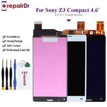 100% Tested For Sony Xperia Z3 Mini Lcd Display Touch Screen Digitizer Assembly D5803 D5833 4.6'' For Sony Z3 Compact Lcd +Frame 2024 - buy cheap