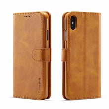 for iPhone XS Max XS XR X 8 7 6 6S Plus Case Leather Flip Case 2 Crad Slot Photo Frame Cover for Apple X R S 10 Funda Housing 2024 - buy cheap