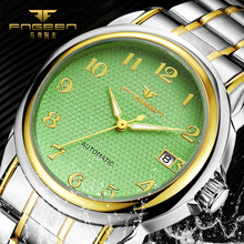 Mechanical Watch Mens Top Brand Luxury Watches Men Luminous Calendar Waterproof Wrist Watch Stainless Steel Automatic Wristwatch 2024 - buy cheap