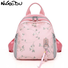Small backpack women embroidered Flower shoulder bag female 2022 new school backpacks for girls teenagers Travel Bags Daypack 2024 - buy cheap