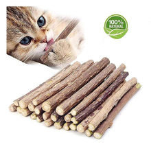 Cat Catnip Sticks Pet Teeth Cleaning Chew Toy for Cats 100% Natural Matatabi Actinidia Silver Vine Dental Treats Molar Sticks 2024 - buy cheap