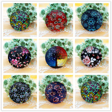 10PCS Mixed flowers Round 8-20MM Glass Cabochon for making necklace pins bracelet ring Jewelry women 2019 earring brooch 2024 - buy cheap
