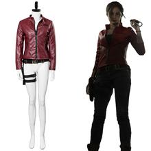 Game RE 2 Remake Claire Redfield Cosplay Costume Outfit Men Women Jacket Suit Halloween Carnival Costume 2024 - buy cheap