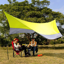 Hillman-tenda para acampamento, para 5 a 6 pessoas, toldo grande, proteção solar, pérgula, prata, anti-uv, praia 2024 - compre barato