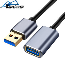 Waterlowrie USB 3.0 Extension Cable 1m USB Extender USB3.0 Type A Male to Female Data Transfer Sync Cables Code for Computer 2024 - buy cheap