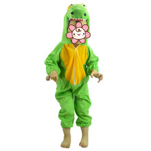 Children Green Dinosaur Costume Kids Boy Girl Animal Cosplay Costumes Jumpsuits  Carnival Party Dress Decor Halloween Christmas 2024 - buy cheap