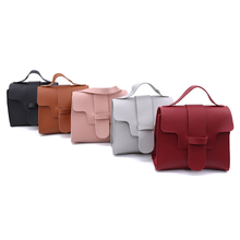 PU Leather Women Small Messenger Bags Fashion Long Chain Handbags Girls Shoulder Bag Famous Brand Crossbody Bags Totes 2024 - buy cheap