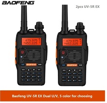 2 шт. UV-5R EX портативная рация двухстороннее радио Hf трансивер cb радио Comunicador Baofeng UV-5REX uv-5R расширенная версия рации 2024 - купить недорого
