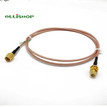 ALLISHOP 30CM RF SMA Male to SMA Female Nut Bulkhead Crimp RG316D  WiFi Wireless Router Antenna Extension Coax Pigtail Cable 2024 - buy cheap