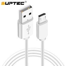 Кабель Micro USB SUPTEC 2 м, 3 м, 2 А, кабель для быстрой зарядки и передачи данных для Android, Samsung S6, S7 Edge, Xiaomi, Huawei, MP3, кабель Micro USB 2024 - купить недорого