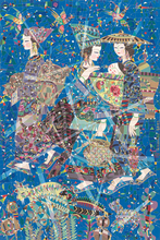 Frete grátis tela de pintura a óleo para meninas vestido clássico chinês menor vestido de parede pintura de lona impressões em tela arte decoração imagem 2024 - compre barato