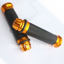 1 Pair Universal Motorcycle RUBBER 7/8" 22mm Hand Grips With Bar ends For Sports Dirt Bike Honda CBR Suzuki GSX ZX Yamaha R1 R6 2024 - buy cheap