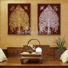 MODERN ABSTRACT HUGE LARGE CANVAS ART OIL PAINTING southeast Asian style Tresaurement tree paintings no framed 2024 - buy cheap