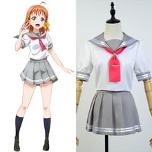 Kurosawa Dia LoveLive Disfraz de Sunshine Aqours, conjunto de uniforme escolar de Chica de Anime japonés, Sailor, ropa de Carnaval 2024 - compra barato