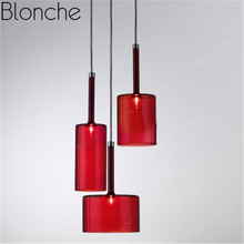 Lustre suspenso moderno, luminária pendente de vidro, com design nórdico, para decoração de loft, cozinha, sala de jantar, quarto