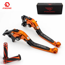 Logo CBR For Honda CBR650F CB650F CBR 2014-2018 2015 2016 CNC Folding Extendable Motorcycle Brake Clutch Lever + Handle Grips 2024 - buy cheap