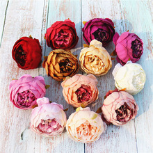 High Quality Peony Flower Head Silk Artificial Flower Home Wedding Party Decoration DIY Garland Craft Flower 2024 - buy cheap