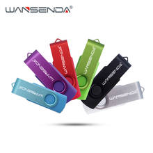 WANSENDA USB Flash Drive Rotation Pen Drive 128GB Flash Drive 8GB 32GB 64GB External Storage Pendrive 256GB Flash Memory Stick 2024 - buy cheap