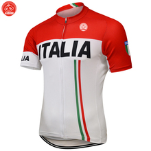 Maillot del equipo italiano de ITALIA para ciclismo, Jersey clásico y transpirable, personalizado, JIASHUO, novedad de 2017 2024 - compra barato