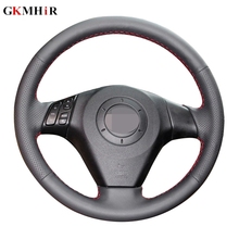 DIY Artificial Leather Steering Cover Black Car Steering Wheel Cover for Old Mazda 3 Mazda 5 Mazda 6 Pentium B70 2024 - buy cheap