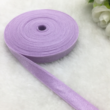 5 yds 3/8" Light Purple Spandex Ribbon Multirole Fold Over Elastic Band For Sewing Ties Hair Accessories Waist Garment Accessory 2024 - buy cheap