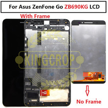 Tela lcd para asus zenfone go zb690kg, tela lcd de 6.9 ", x para asus zb690kg 2024 - compre barato