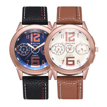 Модные мужские кварцевые часы высокого качества кожаные часы Blu Ray стеклянные наручные часы relojes para mujer montre femme подарок 2024 - купить недорого