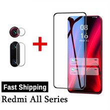 2 en 1 vidrio protector para Xiaomi mi Note 7 5 4 4X vidrio templado en rojo mi 5 Plus K20 6A 6 S2 película de Protector de Pantalla DE LA Cámara 2024 - compra barato