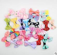 50pc/lot Big sale dog hair bows pet dog grooming bows Pet hair clips hairpin teddy exquisite hair accessory Pet clips DJ102 2024 - buy cheap