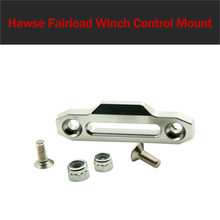 Montaje de Control de cabrestante de aleación de Metal Hawse Fairlead para RC 4WD D90 1/10 RC Crawler Winch, placa de montaje de Control, piezas de coche RC 2024 - compra barato