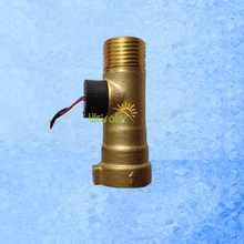 BSP1/2" DN15mm Brass Wiegand Effect Liquid Flow Sensor USC-HS21TO 1-30L/min  Zero Power Consumption Saier Sensor Zhongjiang Sea 2024 - купить недорого